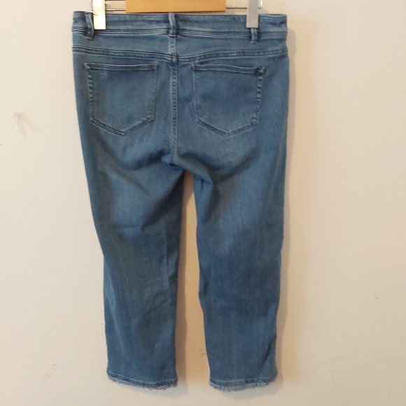 J. JILL | Women's Straight Leg Crops Denim Jeans Blue Size 4 - Picture 11 of 13
